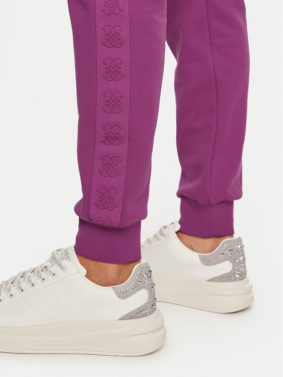 Guess Guess Donji dio trenerke V4BB00 KC5O0 Ljubičasta Regular Fit