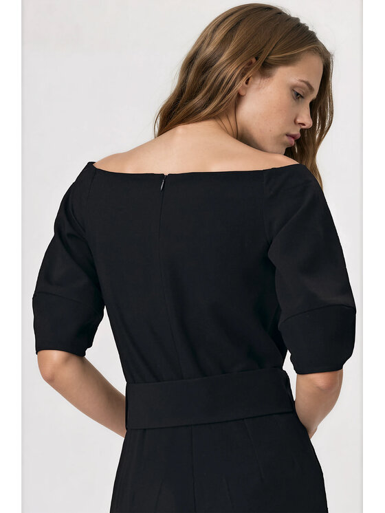 NIFE NIFE Overal KM48 Černá Tailored Fit