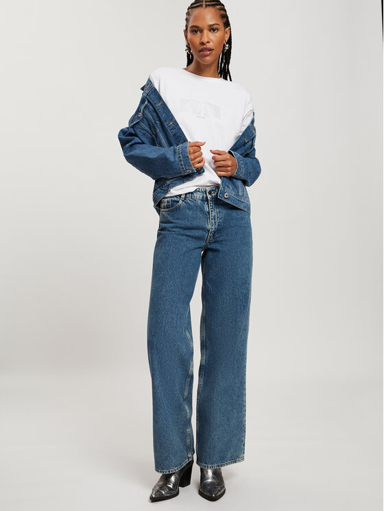 Cross Jeans Cross Jeans T-Shirt 56145-008 Biały