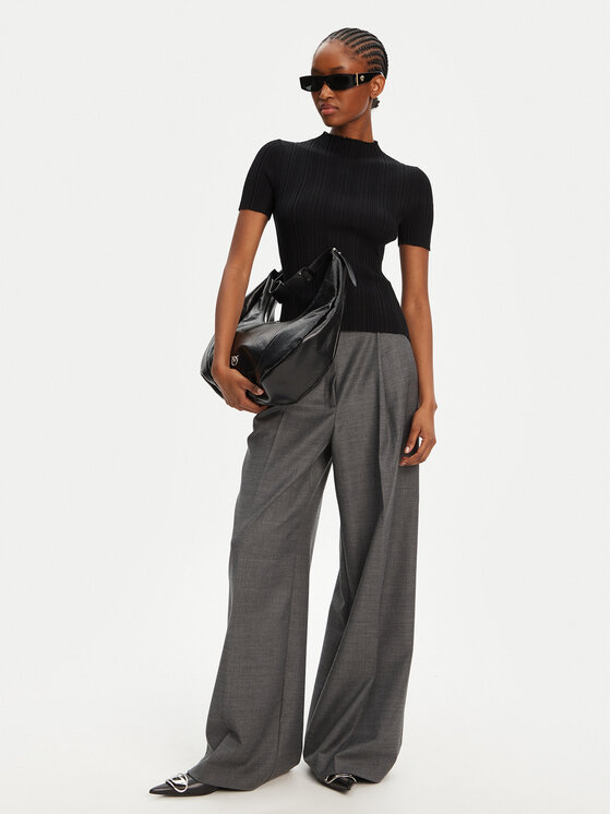 HUGO HUGO Džemper Sarphapilk 50542598 Crna Slim Fit