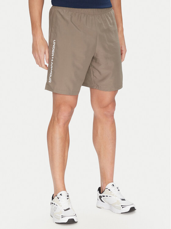 Under Armour Under Armour Спортивні шорти Ua Woven Wdmk Shorts 1383356 Зелений Regular Fit
