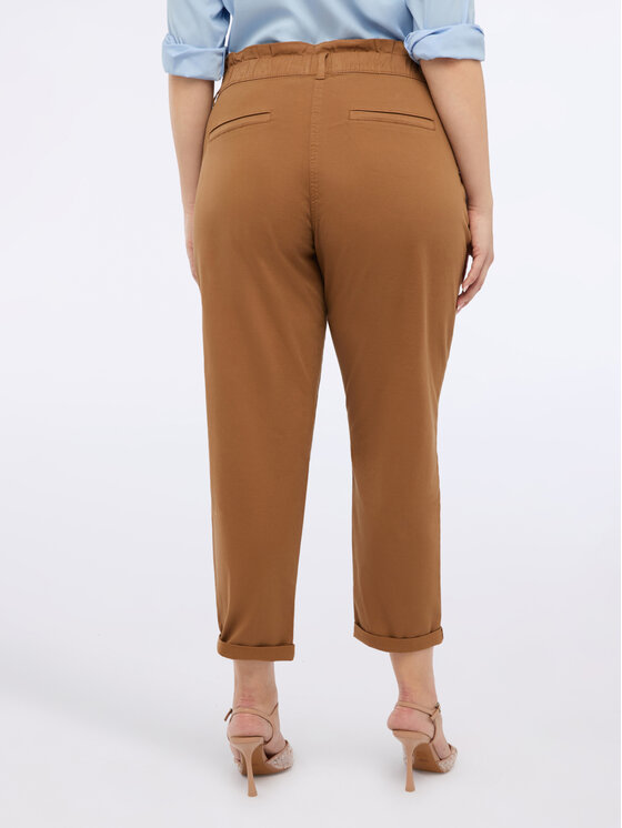 Fiorella Rubino Fiorella Rubino Spodnie materiałowe P725T004982N012 Brązowy Regular Fit