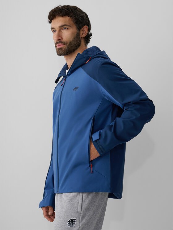 4F 4F Kurtka przejściowa URBAN COMMUTER Granatowy Regular Fit