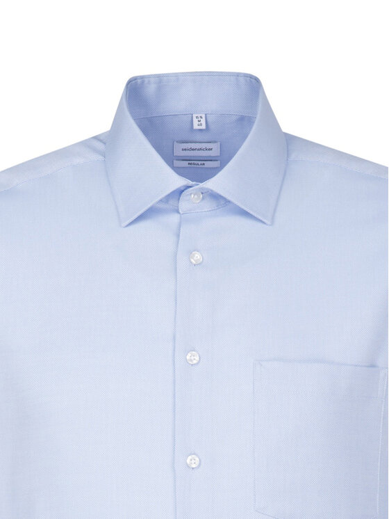 Seidensticker Seidensticker Camicia 01.193650 Blu Regular Fit