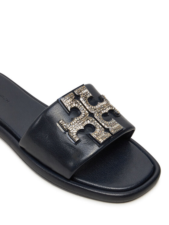 Tory Burch Tory Burch Şlapi Double T Deco Sport 158768 Negru