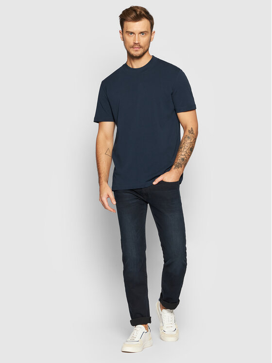 Selected Homme Selected Homme Póló Colman 16077385 Sötétkék Relaxed Fit