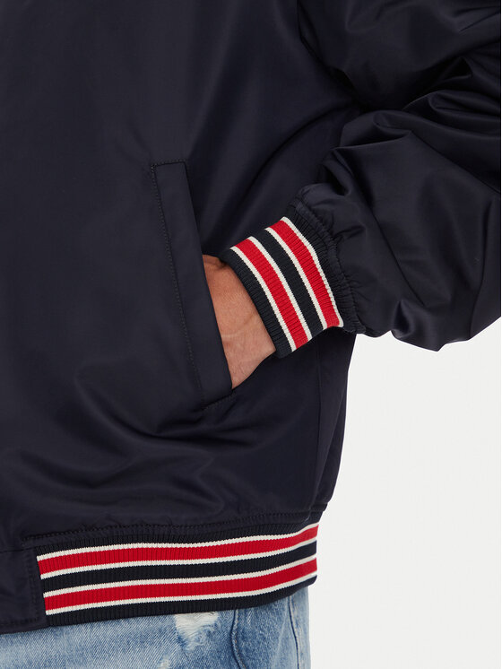 Guess Jeans Guess Jeans Bomber striukė M5YL15 WHAA2 Tamsiai mėlyna Regular Fit