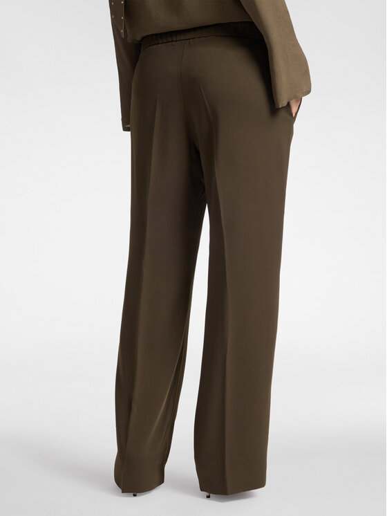 Elena Mirò Elena Mirò Pantaloni di tessuto P065Z000142N0F5 Verde Regular Fit