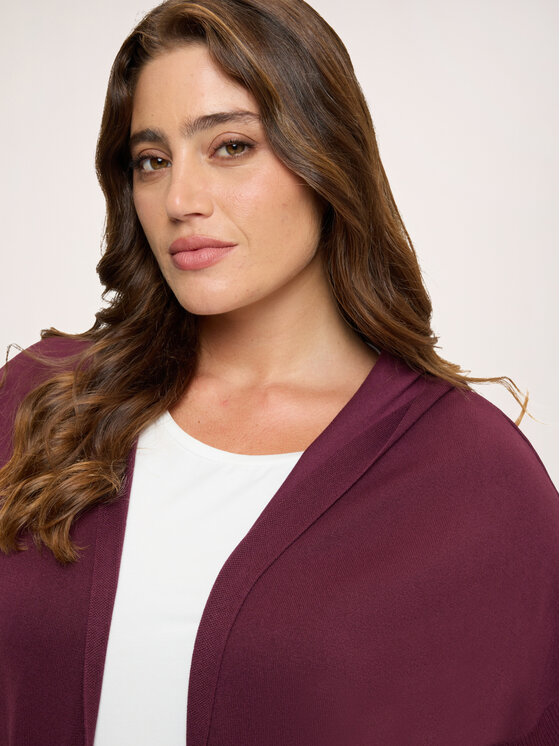 Fiorella Rubino Fiorella Rubino Sweter M281L008563N036 Bordowy Over Fit