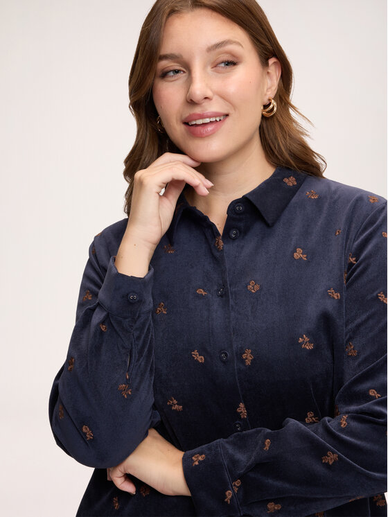 Fiorella Rubino Fiorella Rubino Camicia 5026T001540N034 Blu Regular Fit