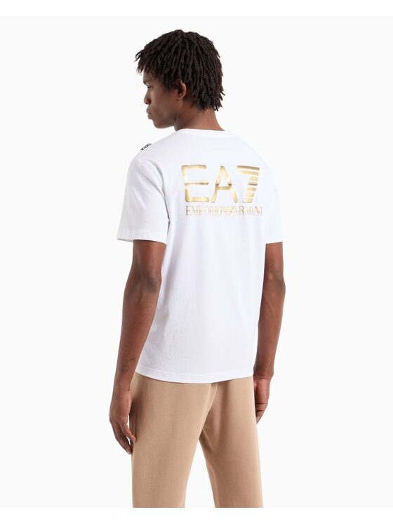 EA7 Emporio Armani EA7 Emporio Armani T-shirt 6DPT06 PJFFZ Bianco Regular Fit