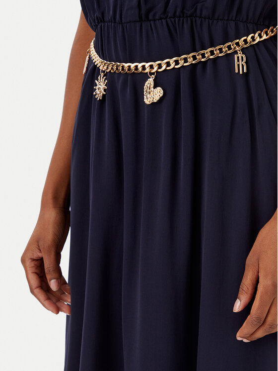 Fracomina Fracomina Rochie de zi FR25SD1011W77401 Bleumarin Regular Fit