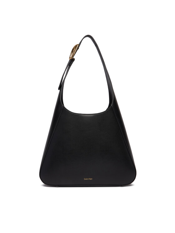 Calvin Klein Calvin Klein Torbica Hardware Adj Strap Medium Bag LV04F3402G Crna