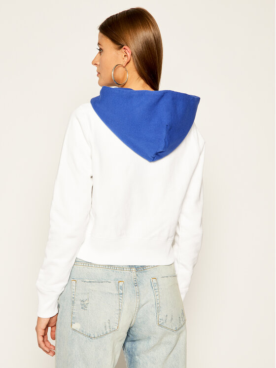 Champion Sweatshirt 112534 WW001 Blanc Regular Fit Modivo