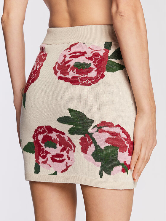 Rage Age Rage Age Cпідниця-міні Bluebell Бежевий Slim Fit