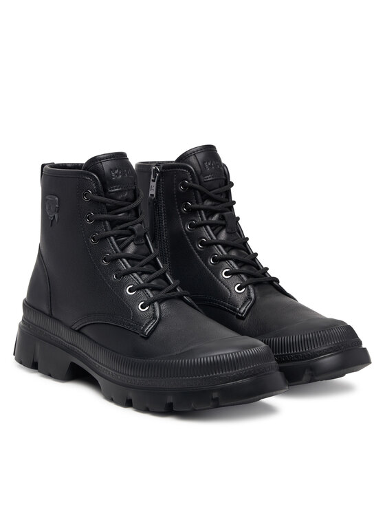 KARL LAGERFELD KARL LAGERFELD Trzewiki Trekka KL25252L Czarny