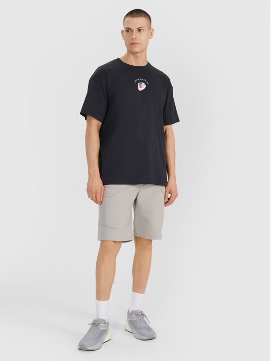 4F 4F T-shirt 4FRSS25TTSHM2981-20S Nero Oversize