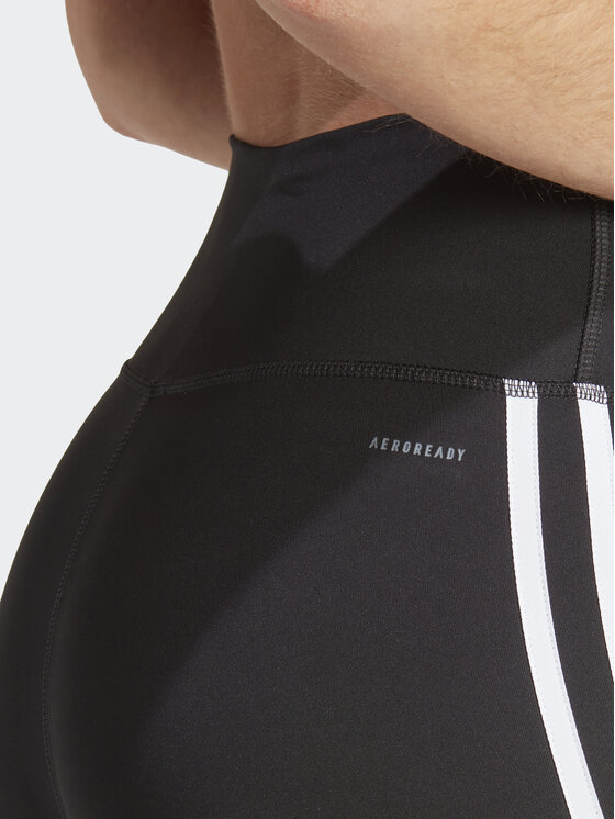 adidas adidas Legíny Train Essentials 3-Stripes High-Waisted 7/8 Leggings HT5438 Černá