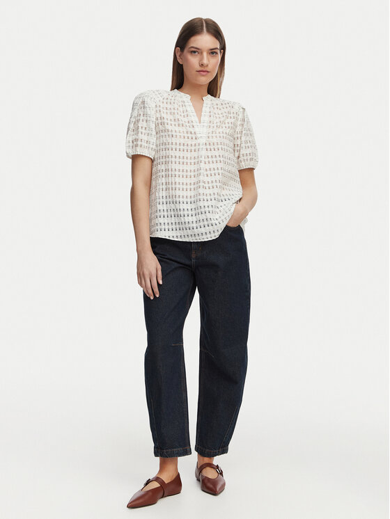 French Connection French Connection Блуза 729F9 Бял Regular Fit