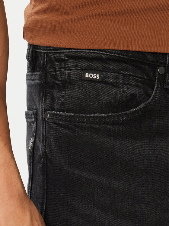 BOSS BOSS Džinsai Double B 50570923 Juoda Slim Fit