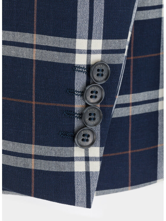 Pako Lorente Pako Lorente Marynarka P21SF-3G-062 Granatowy Slim Fit
