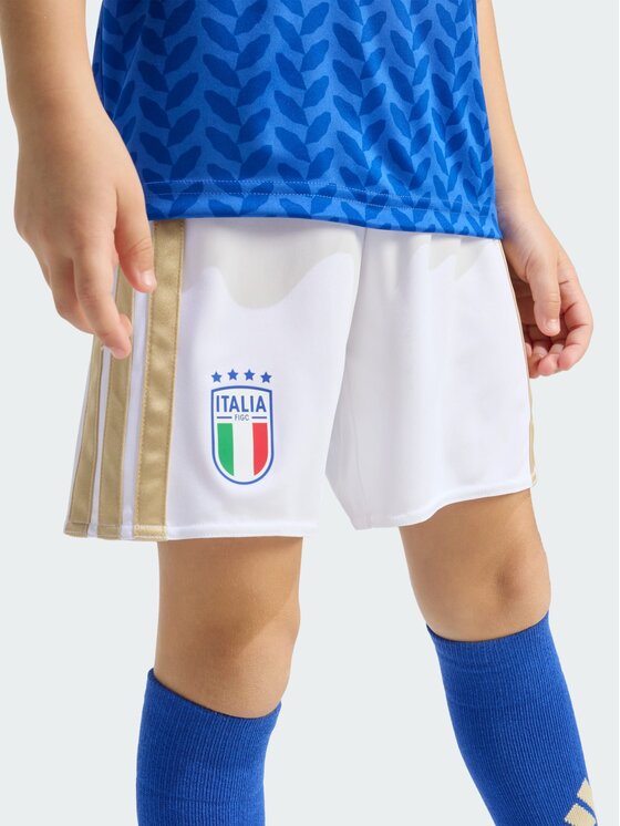 adidas adidas Komplet sportowy Italy 26 Home Błękitny Slim Fit