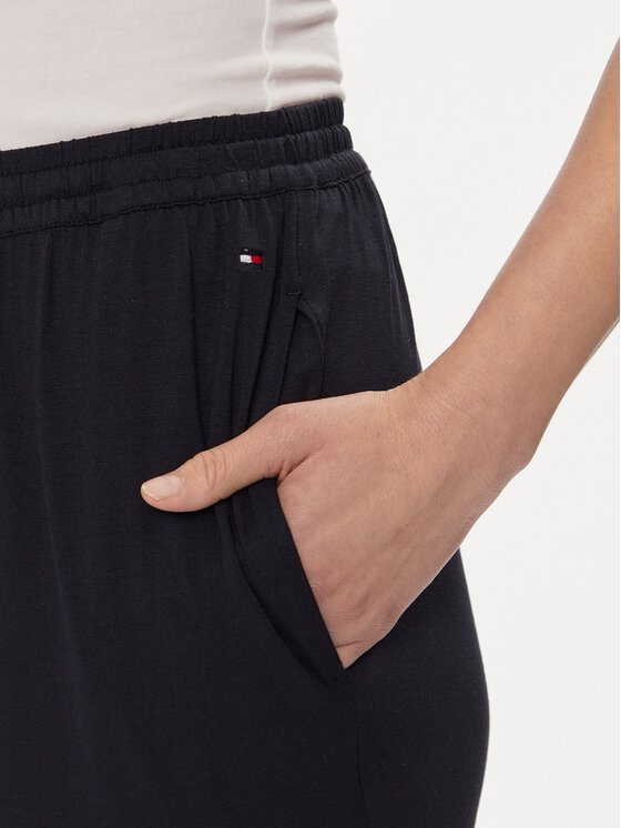 Tommy Hilfiger Tommy Hilfiger Melegítő alsó UW0UW05195 Sötétkék Relaxed Fit