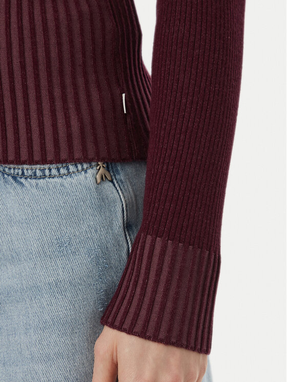 Guess Jeans Guess Jeans Särkpluus W6BR04 Z1247 Bordoopunane Slim Fit
