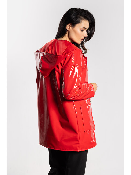 Awama Awama Giacca da donna A754 Rosso Basic Fit