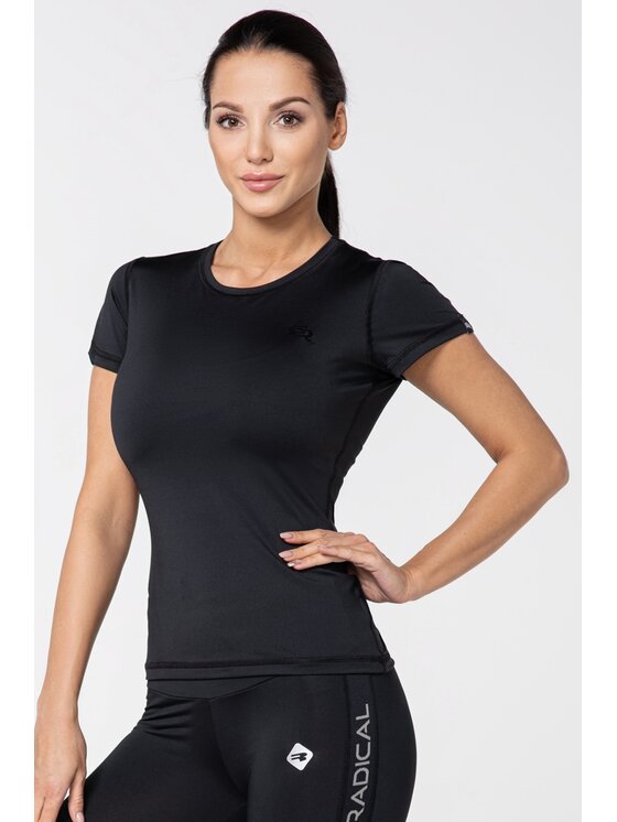 ROUGH RADICAL ROUGH RADICAL Maglietta tecnica CAPRI Nero Slim Fit