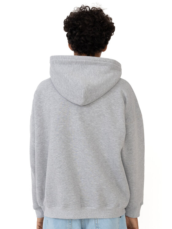 Mercur Mercur Bluza Basic Szary Comfort Fit