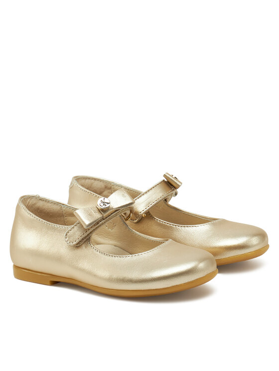Calvin Klein Jeans Calvin Klein Jeans Balerinos Ballerina V1A3-83040-0220 Auksinė