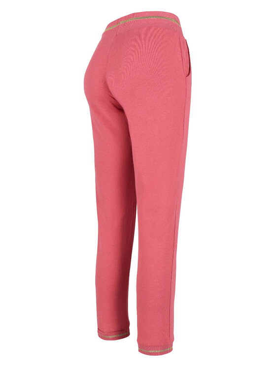 Volcano Volcano Spodnie dresowe N-ISLA Różowy Comfort Fit