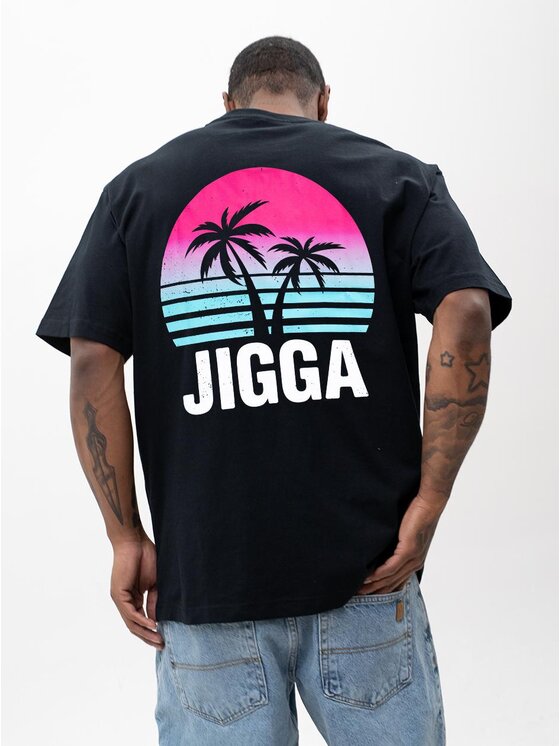 Jigga Wear Jigga Wear T-Shirt 132301 Czarny Oversize