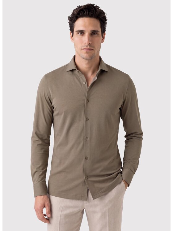 Pako Lorente Pako Lorente Koszula P26WF-1X-020 Beżowy Slim Fit