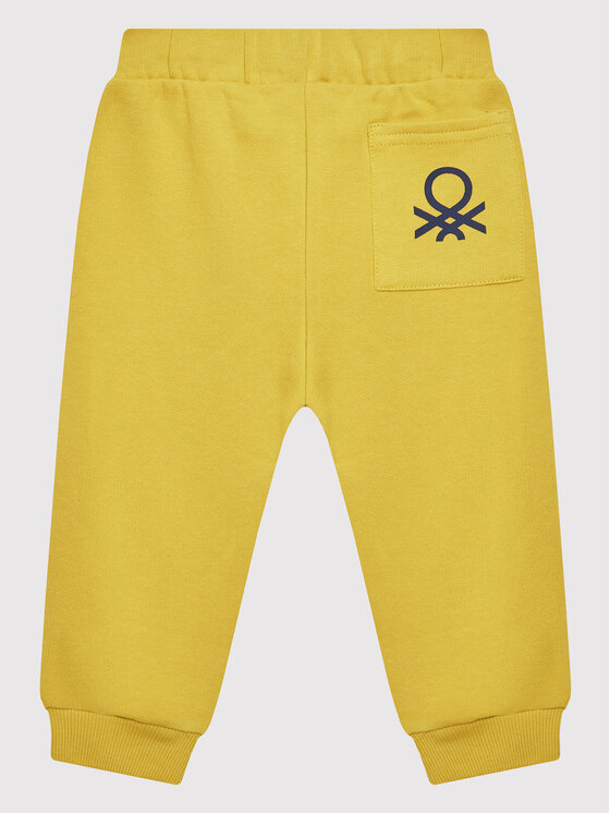Pantalon Sweat United Colors Of Benetton Pour Enfants/adolescents - Logo Imprimé, 100% Coton, Coupe Décontractée