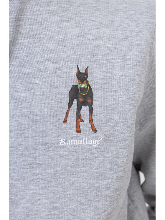 Kamuflage Kamuflage Bluza DOBER$$$ Szary Comfort Fit