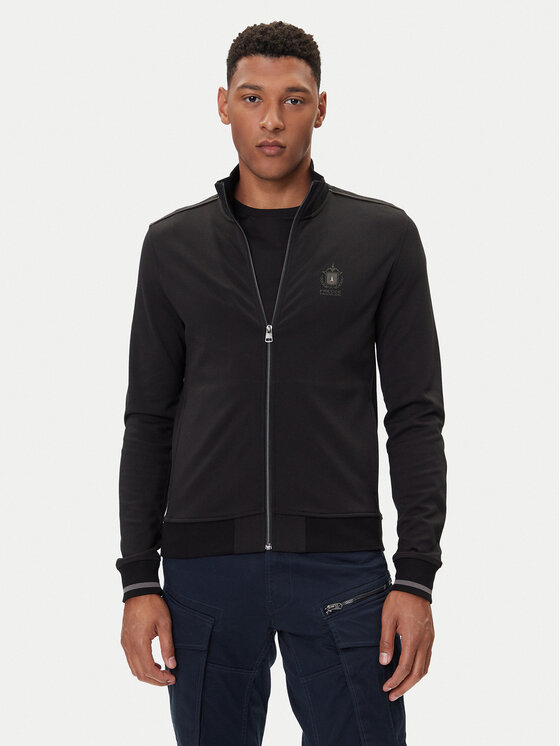 Aeronautica Militare Aeronautica Militare Majica dugih rukava 252FE2065UF00667 Crna Regular Fit