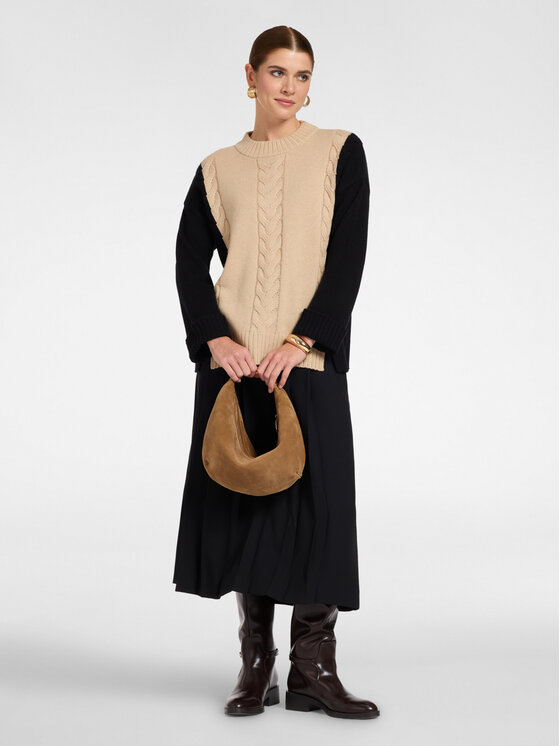 Elena Mirò Elena Mirò Sweter M062Z000824N0A2 Czarny Regular Fit