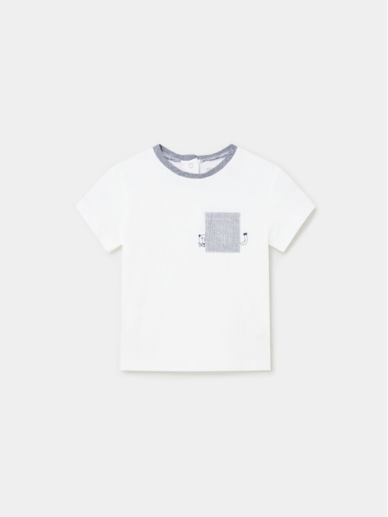 Mayoral Mayoral T-särk 1017 Valge Regular Fit