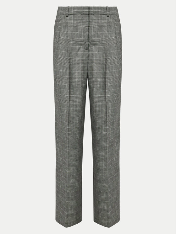 Boss Pantaloni din material Taleco2 50528625 Gri Regular Fit