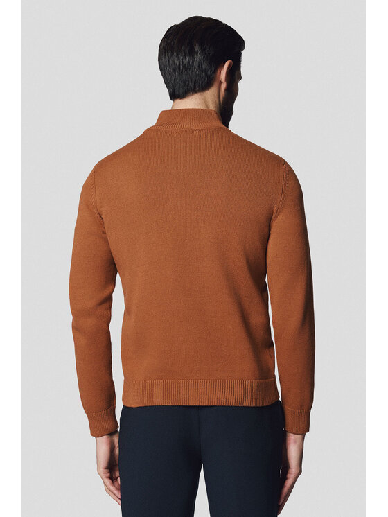 Lancerto Lancerto Sweter Johan SW073224000085 Brązowy Regular Fit
