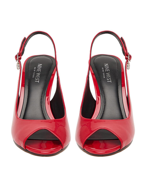 Nine West Nine West Сандали EO-TS6376-01 Тъмночервен
