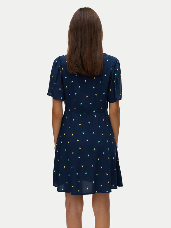 Vero Moda Vero Moda Poletna obleka Alba 10292845 Mornarsko modra Regular Fit