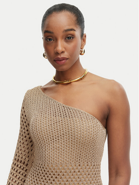 Simona Corsellini Simona Corsellini Vestito da spiaggia P26CPABO0101 Beige chiaro Regular Fit