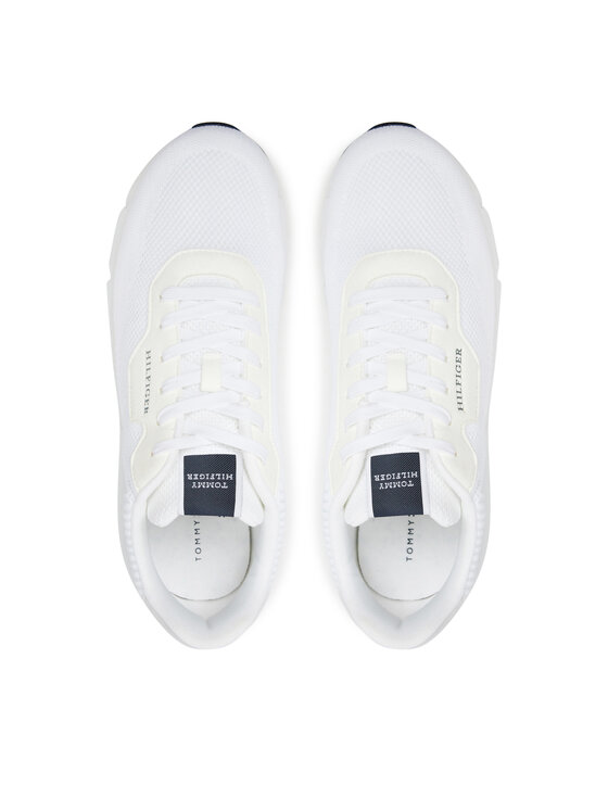 Tommy Hilfiger Tommy Hilfiger Sneakersy Lightweight Rwb Knit FM0FM05423 Biały