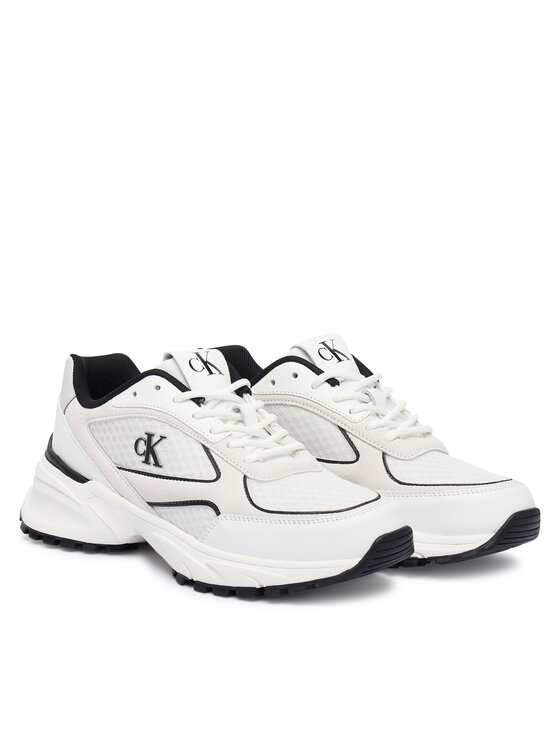 Calvin Klein Calvin Klein Snīkeri Hike Runner Mesh Mix Met Mg YW0YW02009 Balts