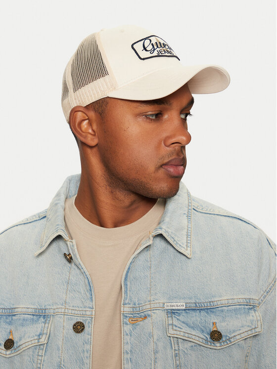 Guess Jeans Guess Jeans Cap M5RZ17 WF8V1 Écru
