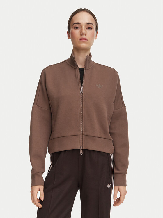 adidas adidas Felpa Spacer Tracktop KZ2189 Marrone Regular Fit