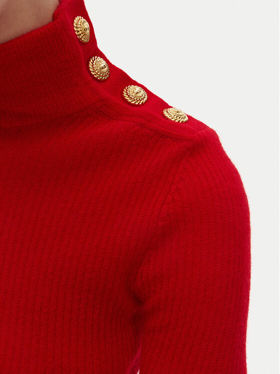 Balmain Balmain Dolcevita DF0KF080KH25 Rosso Slim Fit